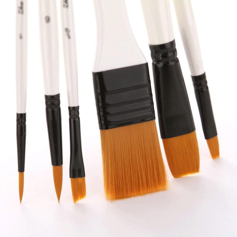 Dloett 10 nylon pincéis aquarela pincel conjunto de pinturas de pintura de pincéis profissionais kits de escovas de kits de artistas