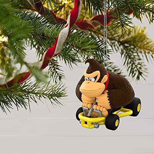 Hallmark Keetake Ornamento de Natal 2021, Nintendo Mario Kart Donkey Kong