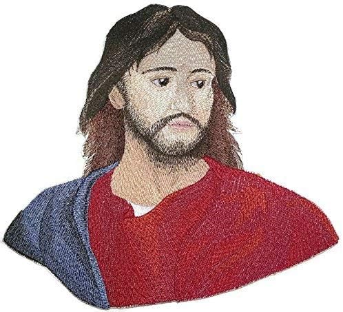 BeyondVision Custom e Jesus exclusivo de Jesus de Nazaré bordado Ferro On/Sew Patch [8 *8] [Feito nos EUA]