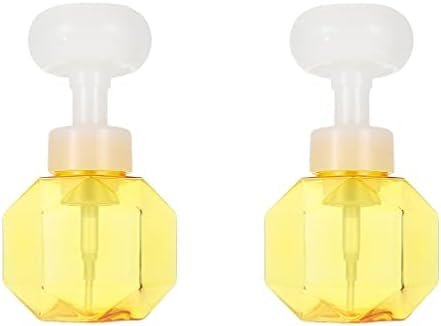 Leite de cabilock lacro de 4pcs dispensador de sabão espumante em contêineres de sabão líquido líquido de flor amarela