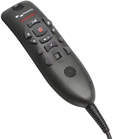 Microfone Powermic III de nuance, cordão de 9 pés, ditar documentos e controlar seu PC - tudo por voz, [PC] e fone