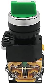 Sutk 22mm seletor botão rotativo trava momentânea 2NO 1NO1NC 2 3 Posição DPST 10A 400V Power Switch ON/OFF