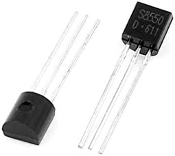 Aexit 150pcs S8550 Transistores TO-92 PNP Transistores de junção de baixa potência PNP BJT Transistores 40V 0,5A