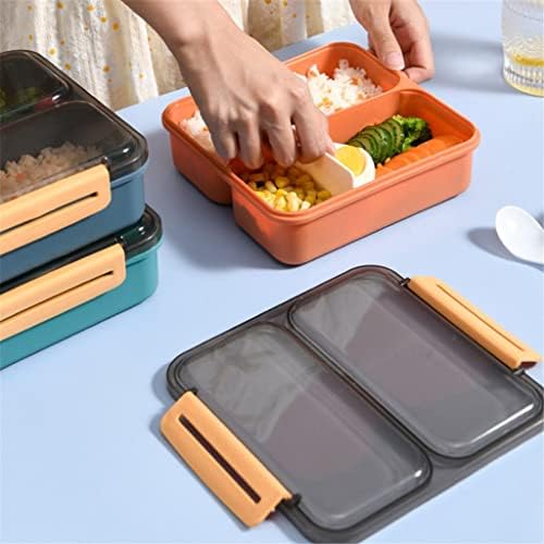 PDGJG Square Lunch Box Bento Box portátil Organizador de alimentos TorRENCIMENTO Acessórios de cozinha de viagem