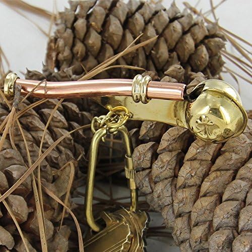 Bosuns Náutico Mariner Whistle Brass Keychain Rússico Vintage Decoração de casa Presentes