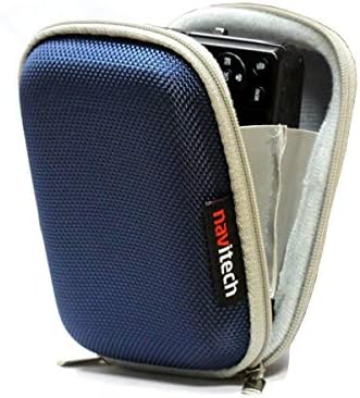 Caixa de câmera à prova de choque azul Navitech compatível com a câmera digital Sony ZV-1 compacta