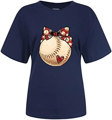 Miashui camiseta feminina feminina de beisebol de beisebol