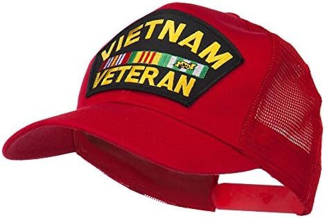 E4hats.com Vietnã veterano Militar Mesh Back Cap