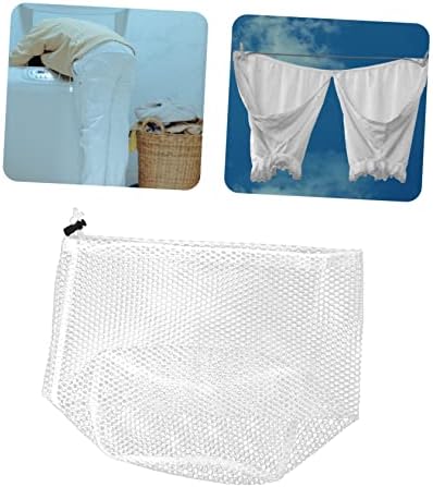 Solustre 5pcs Blusa Home Blouse Delicatos de roupas íntimas Máquina de malha de malha lavagem de roupas brancas CLO Bolsas