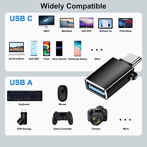 Adaptador USB C para USB, Adaptador USB para USB C, Adaptador USB-C para USB, adaptador USB A a USB C, Adaptador Tipo C para