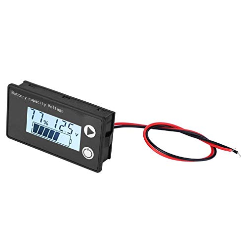 Hilitand LCD 12V Capacidade da bateria Indicador de bateria Indicador Testador de lítio Testador de lítio Voltímetro de exibição digital universal
