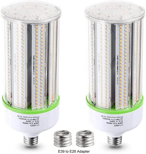 Lâmpada LED de 2 mochilos de 50w, lâmpadas LED LED, lâmpadas LED E26/E39, 120-277V 5000K, LED Hid Hid HPS Mercury Vapor CFL Metal