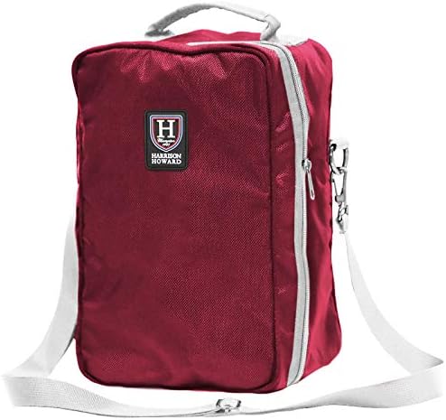 Harrison Howard Essential Horse Helfing Bag Acessórios de helicoração Organizer-Burgundy