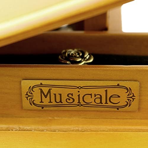 Me pergunto de madeira Grand Once Upon a Pianhe Music Box em forma de piano com um pequeno presente de aniversário criativo para