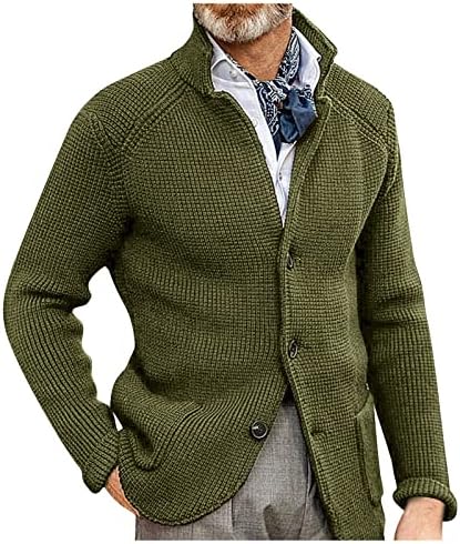 Cardigans de malha longa pxloco para homens masculino casaco de lã espessada jaqueta jaqueta de inverno para homens jaquetas