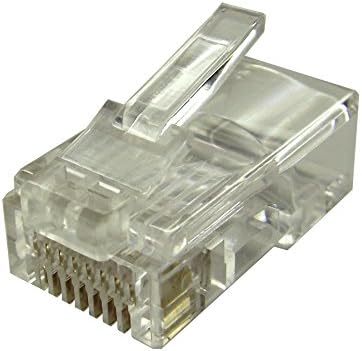 Shaxon Modular Plug, cabo redondo, 10 pacote