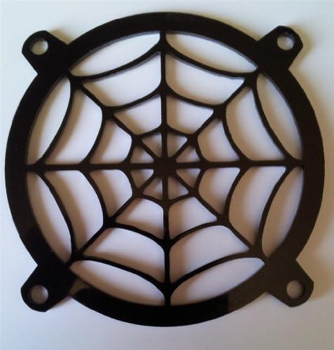 Design de laser inspirado Spider Spider Spider Web Computer Fan Grill 92mm