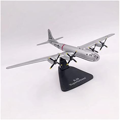 Apliqe Aircraft Models 1: 144 Fit para Segunda Guerra Mundial B 29 Super Sky Fortress Bomulber Simulation Aeronave Transportador B-29 Modelo Display Graphic Display