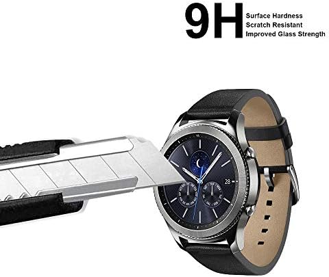 Supershieldz projetado para o Samsung Galaxy Watch 3 Protetor de tela de vidro temperado, anti -scratch, bolhas sem bolhas