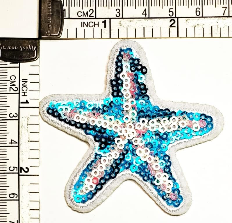 Kleenplus 3pcs. Bela da Nature Sea Starfish Cartoon Moda Patch Starfish Starfis