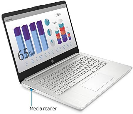 2022 Laptop Premium mais novo HP, tela LED IPS de 14 FHD, processador Intel Quad-Core, Intel UHD Graphics, RAM de 16 GB, 1 TB