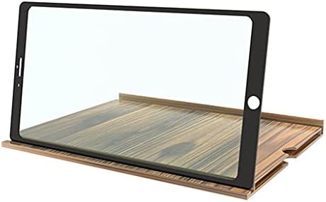 Xjjzs 3x 4x 12 polegadas de madeira de madeira horizontal e vertical Tela de fins celulares de fins de uso duplo HD 3D