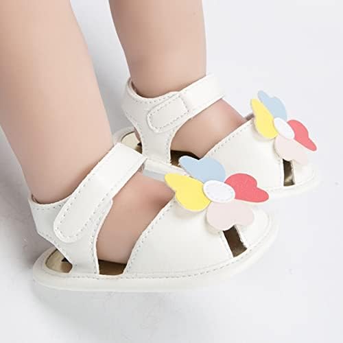 Infantas meninas sapatos florais Primeiros Walkers Sapatos Verão Criança Sandálias planas de flor Sapatos de água