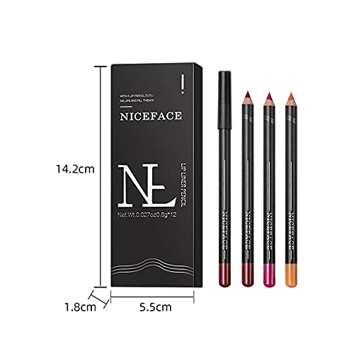Xiahium 12 PCs fosco de lápis de lápis de lápis fosco conjunto de lápis impermeável Pigmentado macio macio de madeira