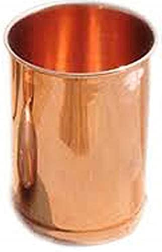 Garrafa de água de cobre puro de 1 litro com 2 drinques de vidro de cobre Conjunto de presentes puro de cobre para beber