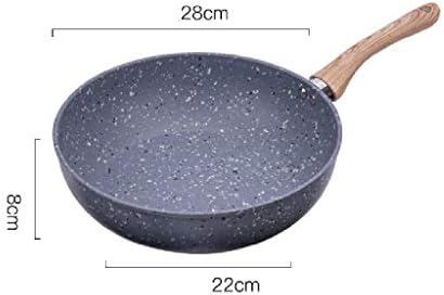 Shypt non stick friting pan wok forjou frigideira de alumínio, frigideira de indução wok panela