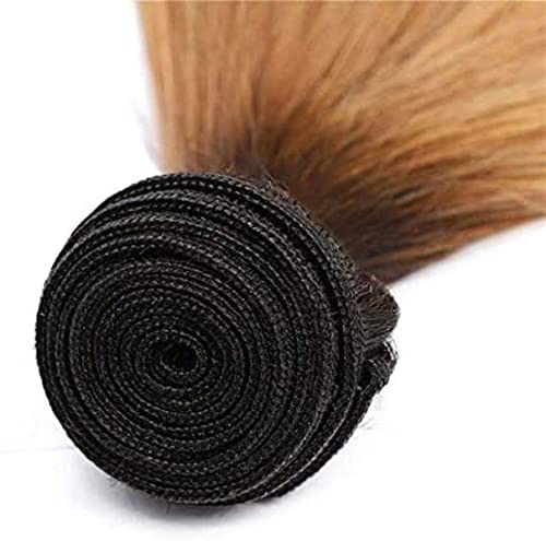 Ombre ombre pão de cabelo humano 1b/27 Pacacos de cabelo Remy brasileiros grau 8A não processados ​​Tecidos de cabelo