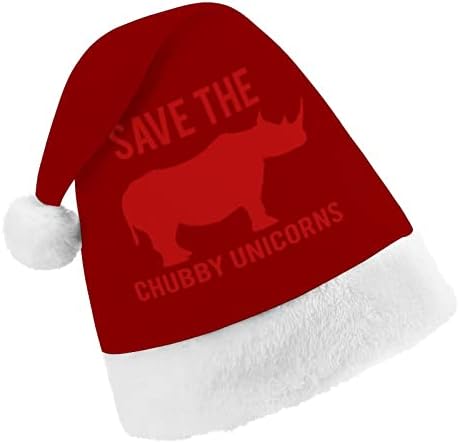 Salve o gordinho Unicorns Christmas Papai Noel Chapé