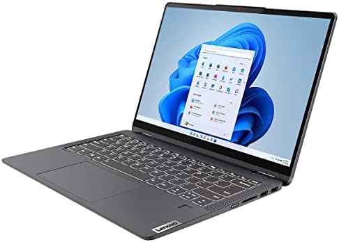Lenovo Flex 5 2-em 1 Laptop 2022, tela sensível ao toque de Wuxga de 14 , 12º Intel Core i5-1235U 10 núcleos, gráficos Iris XE, 16