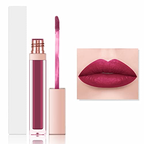 WGUST LIP LIP E CHEEK Colorfast Lipstick não se apega ao copo de batom líquido de maquiagem de cor duradoura não desbota