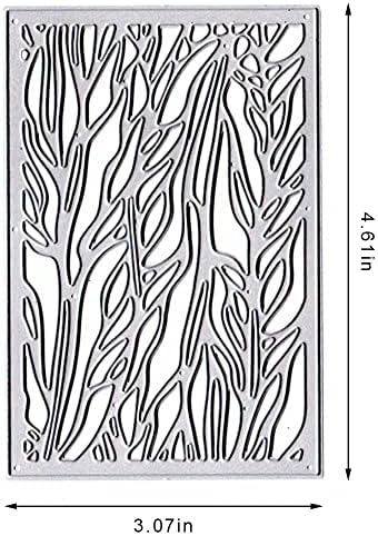 ABTOLS Folhas Matas de corte de quadro para fabricação de cartas, estrutura de retângulo Corte de linhas de fundo da linha