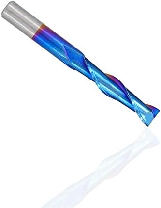 Xmeifei peças broca de broca de broca 2 flauta flaut final moinho nano azul revestimento tungstênio cortador de moagem de
