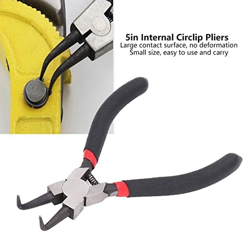 5in alicates de anel de snap, Bend Bend CARBONCE Circlip Circlip Remover Tool SK -112-5A Usado para fixação do anel de encaixe em eixos ou orifícios