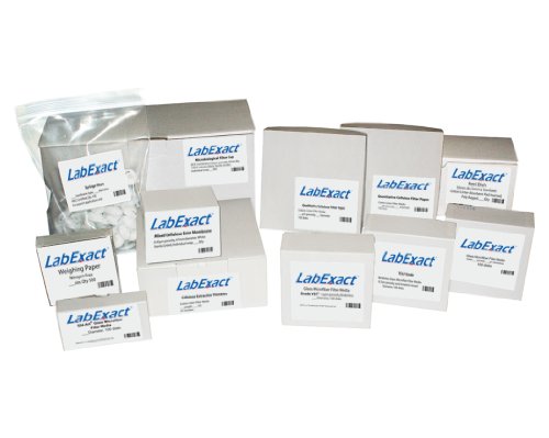LabExact 1200158 W33 Cellulose Pesação de papel, livre de nitrogênio, sem absorção, alto brilho, 3 x 3 polegadas
