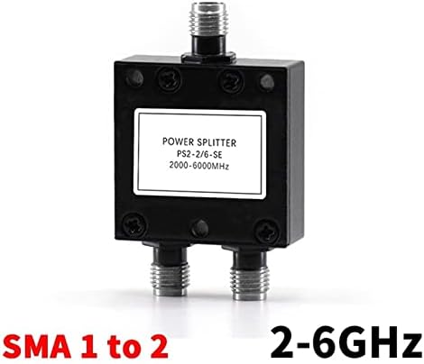 Divisor de energia de 2-6 GHz SMA um a dois 2,4g 5.8g Distribuição de energia combinador 1pcs