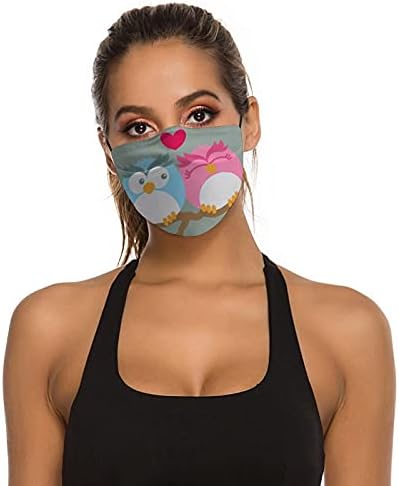Roupos de segurança reutilizáveis ​​personalizados máscara de tecido Custommake casal romance animal amor bug bonde marido esposa