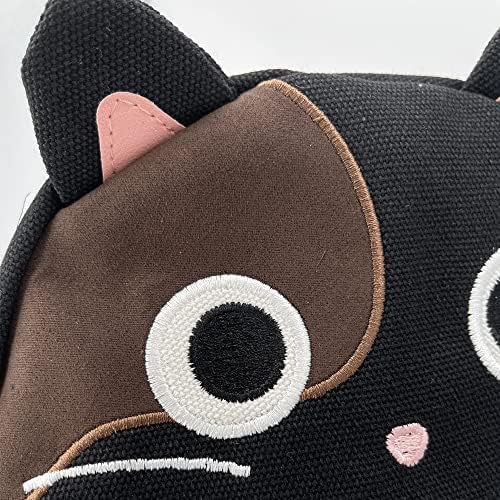Mochila de gato preto mewcho para meninas mini minúscula pequena bolsa de bolsa de bolsa kawaii y2k mochila com orelhas de gato para mulheres crianças meninas de criança com 3 anos de idade