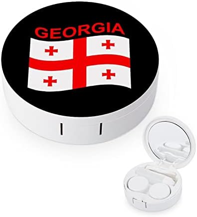 Flag da Georgia Travel Contact Lens Case Kit