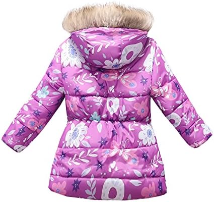 Bebês garotas meninas inverno grosso quente com capuz casaco à prova de vento fora roupas de casaco