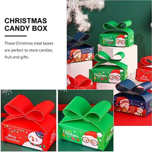 Cabilock Chrismas Gifts Small Presents Presentes de férias Goodie Presente Pretty Bag Papel de biscoito decorativo para a festa de Natal aleatória Festa New Varand Favors embrulhando com bolsas de Natal
