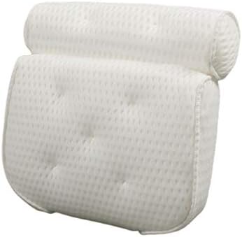 Lianxiao - travesseiro de banheira de spa com tecnologia de malha de ar 4D e 7 xícaras de sucção não deslizantes para