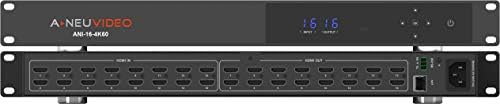 8x8 16x16 HDMI Matrix Switcher UHD 4K@60Hz Conforme especificado em HDMI 2.1, 18 Gbps, Ctrl via IR, IP, RS232. LPCM 7.1CH, compatível
