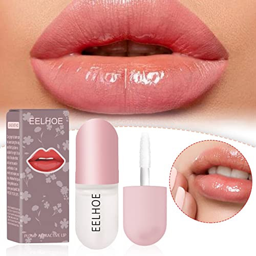 Zitiany Lip Enriquecimento Cápsula Lip Glaze Plant Essência Enriquecimento Lip e Solução de Cuidados para Lips Hidratante 10ml