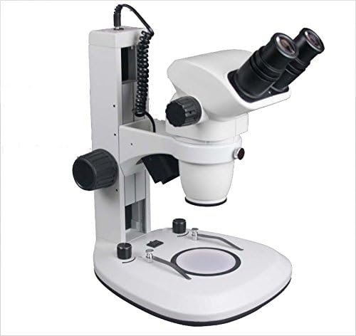 Plano de radical óptica profissional zoom paralelo 7-180x estéreo inspeção de trincas e biologia Microscópio de Biologia Luz LED inferior