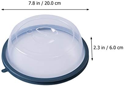Tabela de jantar redonda de cabilock 5pcs Microondas Splatter Cover alimentos de plástico capa de silicone transparente