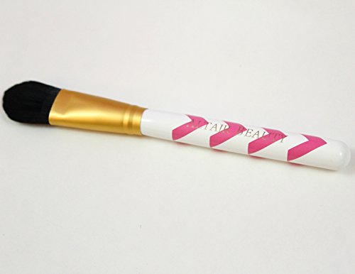 Brush da Fundação Altair Beauty, pincel de rosto rosa da Chevron para fundação líquida e creme e corretivo